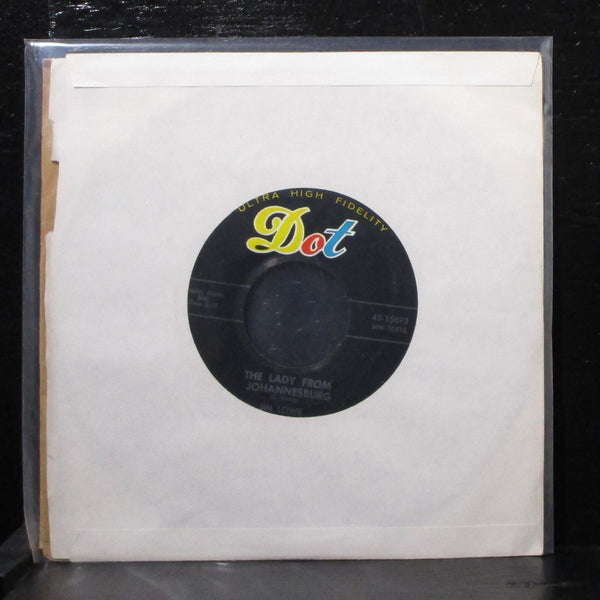 Jim Lowe - Lady From Johannesburg 7" VG+ Vinyl 45 Dot 45-15693 USA 1958 - Shuga Records