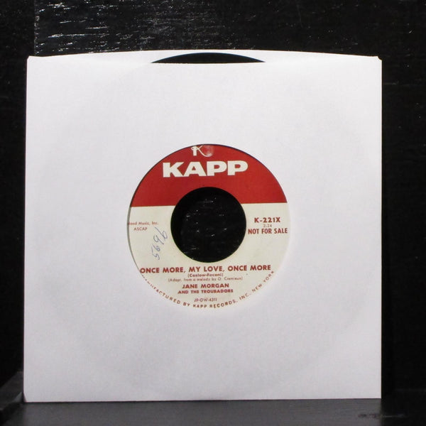 Jane Morgan - Enchanted Island 7" VG+ Promo Vinyl 45 Kapp K-221X USA 1958 - Shuga Records