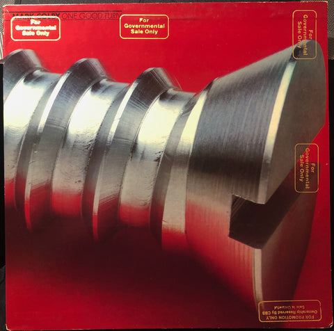 Mark Colby ‎– One Good Turn - VG+ Lp Record 1979 Tappan Zee USA Promo Vinyl - Jazz Fusion / Jazz Funk