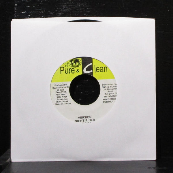 Alley Cat - Disrespect 7" VG+ Vinyl 45 Pure & Clean PUR 0007 Jamaica 1998 - Shuga Records