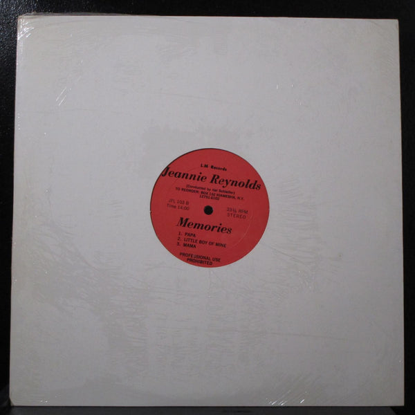 Jeannie Reynolds - Just For Laughs / Memories LP New Sealed JFL 103 Vinyl Record - Shuga Records