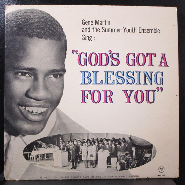 Gene Martin - God's Got A Blessing For You LP VG No. 177 Red Translucent Mono - Shuga Records