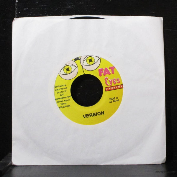 Harry Toddler - The Man Live 7" VG+ Vinyl 45 Fat Eyes Jamaica 1997 - Shuga Records