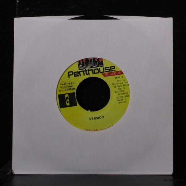 Buju Banton - Vigilante 7" VG+ Vinyl 45 Penthouse Jamaica 1993 - Shuga Records