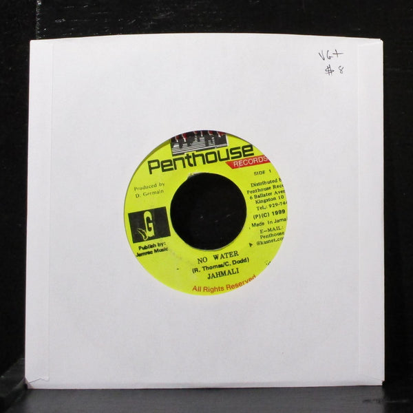 Jahmali - No Water 7" VG+ Vinyl 45 Penthouse Jamaica 1999 - Shuga Records