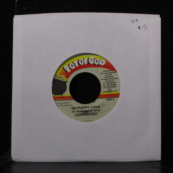 Copper Cat / Lexxus - No Puppy Love / Money A Spend 7" VG+ Vinyl 45 Pot Of Gold - Shuga Records