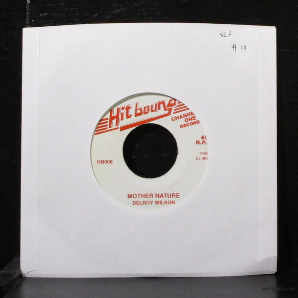 Delroy Wilson - Mother Nature 7" VG+ Vinyl 45 Hit Bound HB008 Jamaica 1990 - Shuga Records