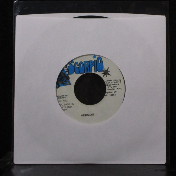 Ghost - Can We Talk 7" VG+ Vinyl 45 Black Scorpio Jamaica 1994 - Shuga Records