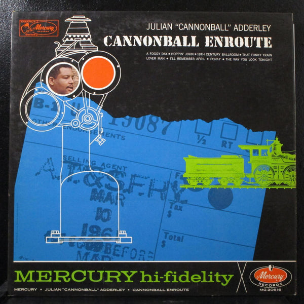 Julian Cannonball Adderley - Cannonball Enroute LP Mint- MG-20616 Mono 1st 1961 - Shuga Records