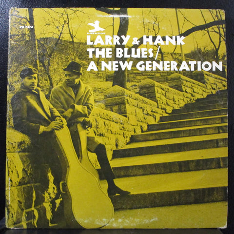 Larry Johnson & Hank Adkins – The Blues / A New Generation - VG+ LP Record 1966 Prestige USA Mono Vinyl - Blues / Country Blues / Piedmont Blues