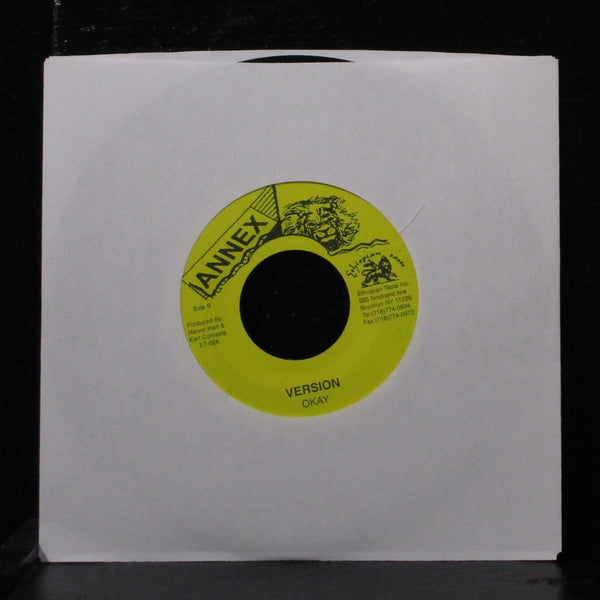Jr. Kelly - Okay 7" Mint- Vinyl 45 Annex Jamaica 1999 - Shuga Records