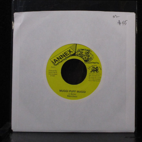 Merciless - Muggi Puff Muggi 7" Mint- Vinyl 45 Annex Jamaica - Shuga Records
