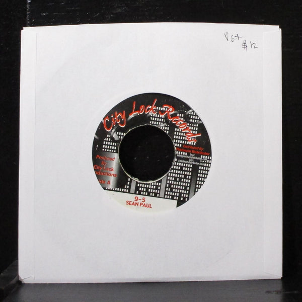 Sean Paul / Dave Kelly - 9-5 / Heart Attack 7" VG+ Vinyl 45 City Lock Jamaica - Shuga Records