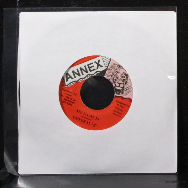 Merciless / General B - Muggy Puff / My Name Is 7" VG+ Vinyl 45 Annex Jamaica - Shuga Records
