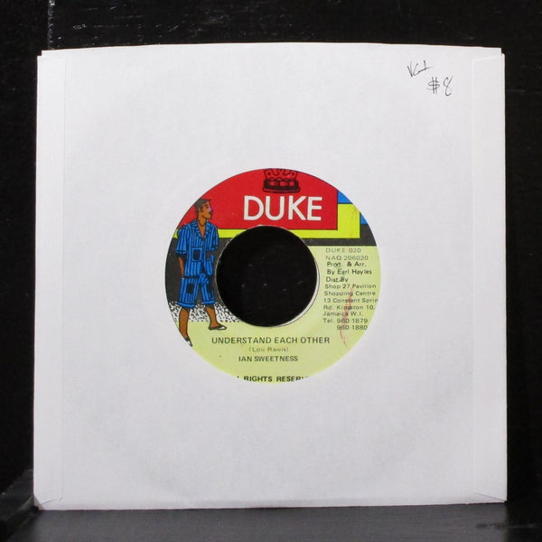 Ian Sweetness - Understand Each Other 7" VG+ Vinyl 45 DUKE 020 Jamaica - Shuga Records