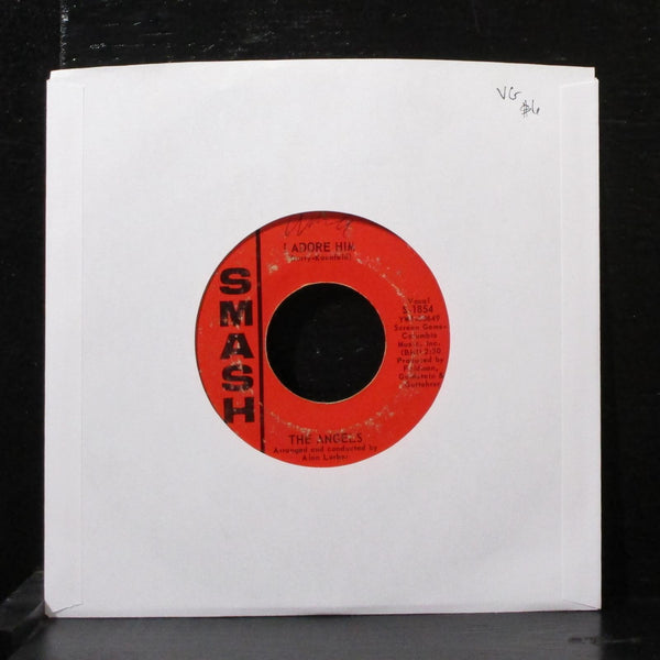 The Angels - I Adore Him / Thank You And Goodnight 7" VG Vinyl 45 Smash S-1854 - Shuga Records