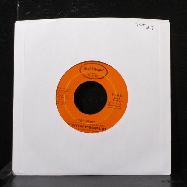 Up With People! - Free Spirit 7" VG+ Vinyl 45 1343 USA 1972 - Shuga Records