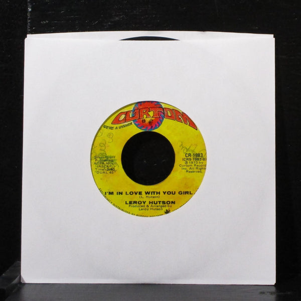Leroy Hutson - Love Oh Love / I'm In Love With You Girl 7" VG Vinyl 45 CR-1983 - Shuga Records