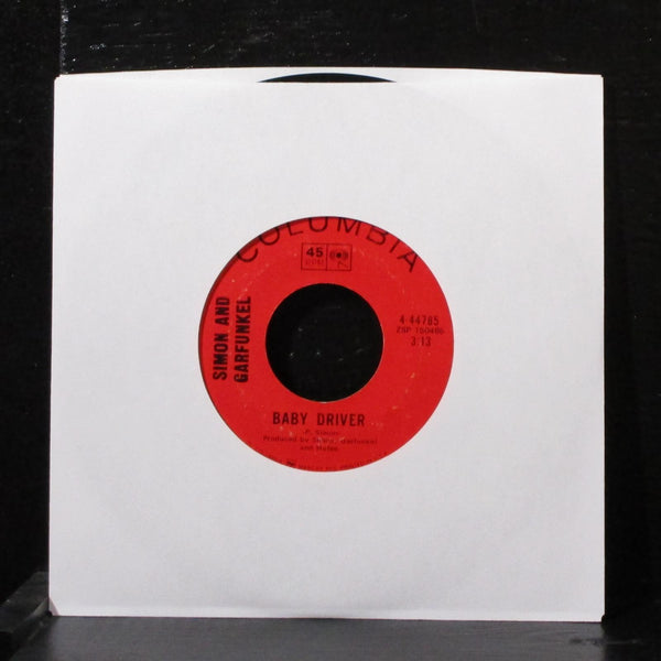 Simon & Garfunkel - The Boxer / Baby Driver 7" VG+ Vinyl 45 Columbia 4-44785 - Shuga Records
