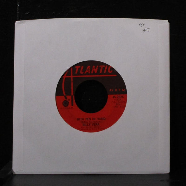 Billy Vera - With Pen In Hand / Good Moring Blues 7" VG+ Vinyl Atlantic 45-2526 - Shuga Records