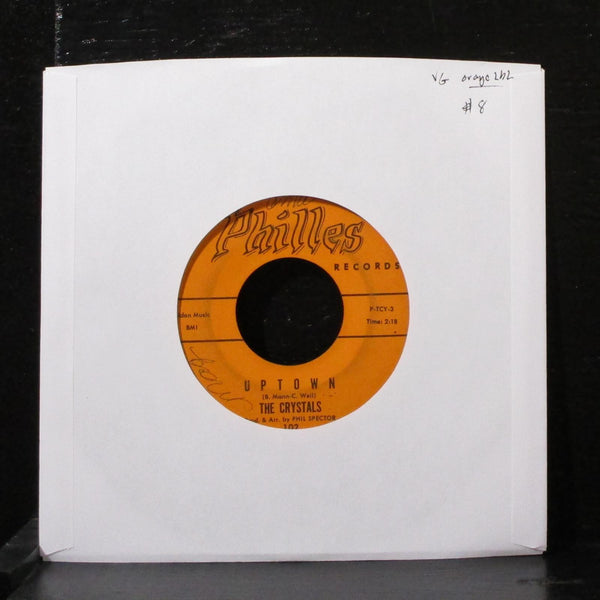The Crystals - Uptown 7" VG Vinyl 45 Philles 102 USA 1962 orange label - Shuga Records