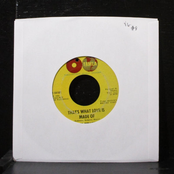 The Miracles - That's What Love Is Made Of 7" VG Vinyl 45 Tamla T-54102 USA 1964 - Shuga Records