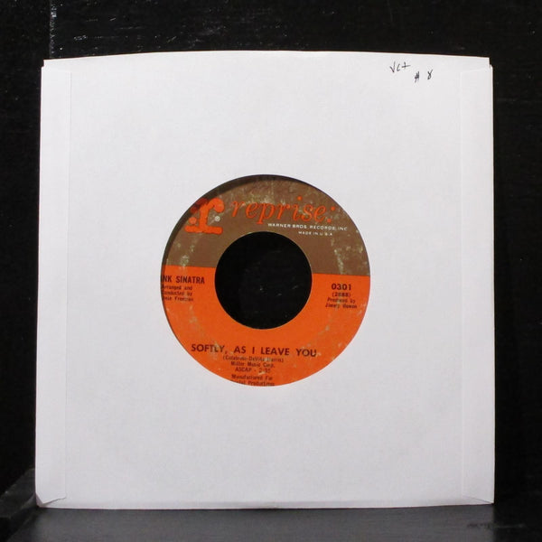 Frank Sinatra - Softly, As I Leave You / Then Suddenly Love 7" VG+ Vinyl 45 0301 - Shuga Records