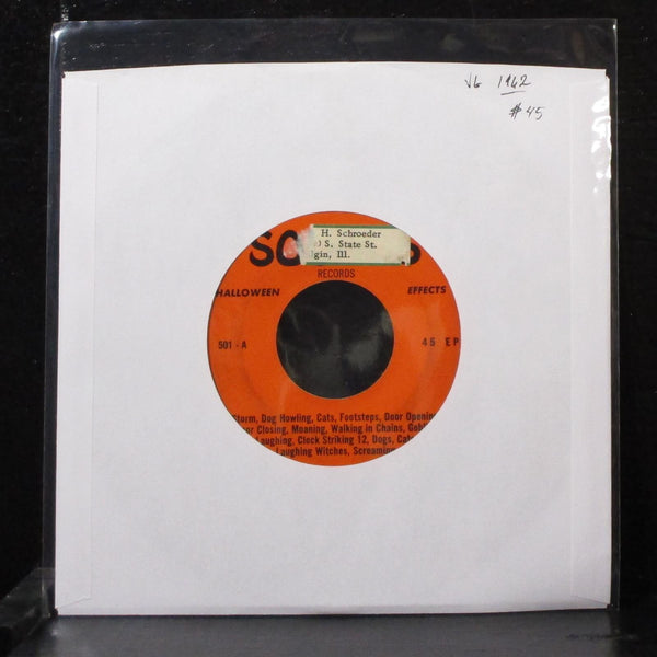 Hallowe'en Spooky Sounds EP 7" VG Vinyl 45 Sounds Records 501 USA 1962 - Shuga Records
