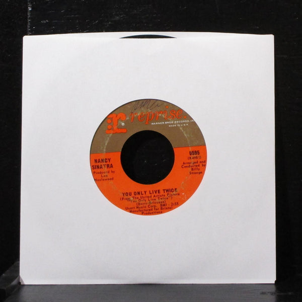 Nancy Sinatra - You Only Live Twice / Jackson 7" VG Vinyl 45 Reprise 0595 USA - Shuga Records