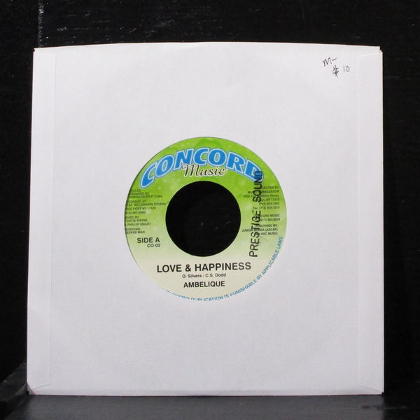 Ambelique - Love & Happiness 7" Mint- Vinyl 45 Concord CO-02 USA - Shuga Records