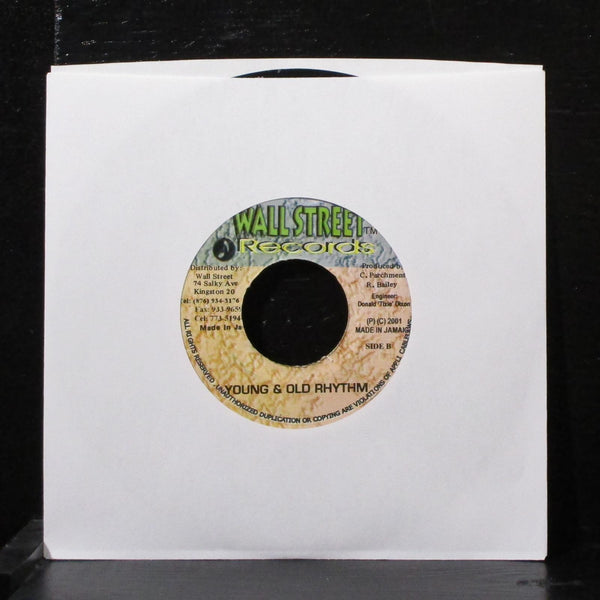 Prezident Brown - Ride The Tide 7" VG+ Vinyl 45 Wallstreet Jamaica 2001 - Shuga Records