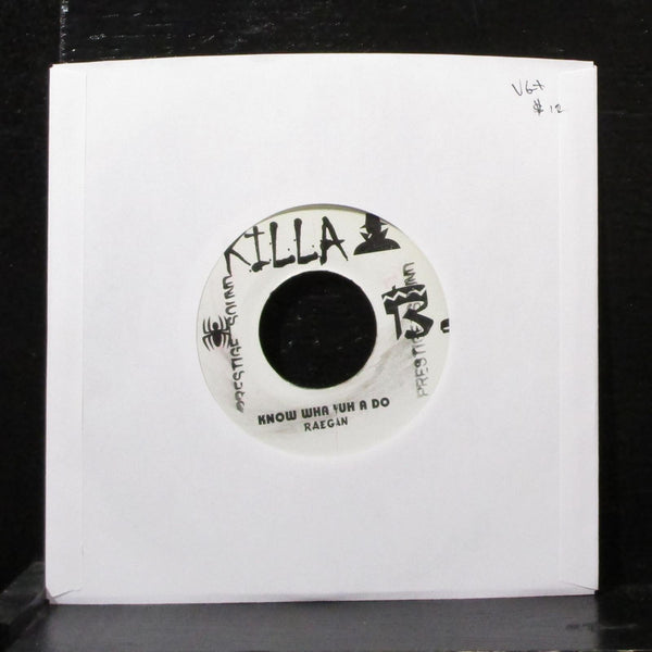 Reagan / Gabriel - Know Wha Yuh A Do / Glimax 7" VG+ Vinyl 45 Killa B. Jamaica - Shuga Records