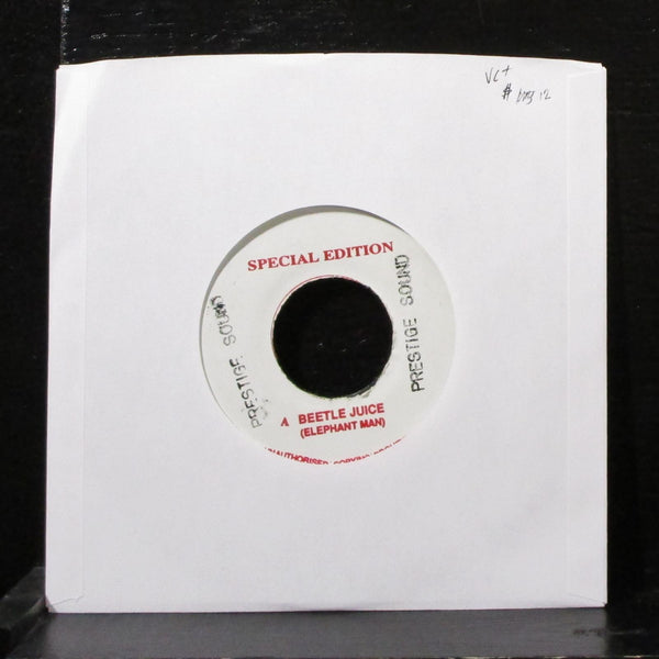 Elephant Man - Beetle Juice 7" VG+ Vinyl 45 Special Edition Jamaica - Shuga Records