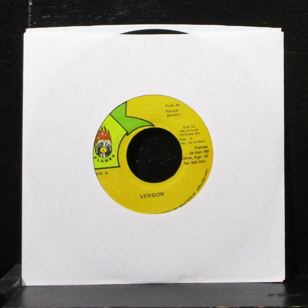 Ras Shiloh - Are You Satisfy 7" VG+ Vinyl 45 Flames Jamaica - Shuga Records