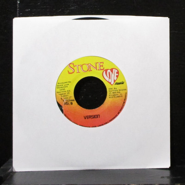Wayne Wonder - No Run Around 7" VG+ Vinyl 45 Stone Love Jamaica 1998 - Shuga Records
