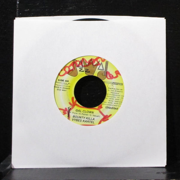 Bounty Killa / Vybes Kartel 7" VG+ Vinyl 45 Jazzwad Jamaica 2001 - Shuga Records