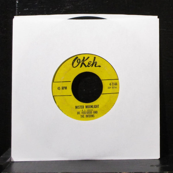 Dr. Feelgood & The Interns - Doctor Feel-Good 7" VG Vinyl 45 Okeh 4-7144 USA - Shuga Records