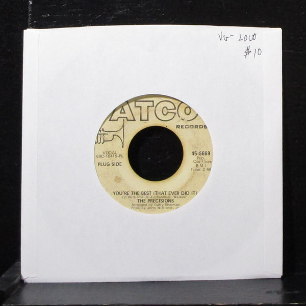 The Precisions - You're The Best / New York City 7" VG- Vinyl 45 ATCO 45-6669 - Shuga Records