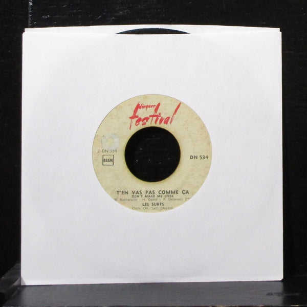 Les Surfs - Si J'Avais Un Marteau 7" VG- Vinyl 45 Disques Festival DN 534 France - Shuga Records