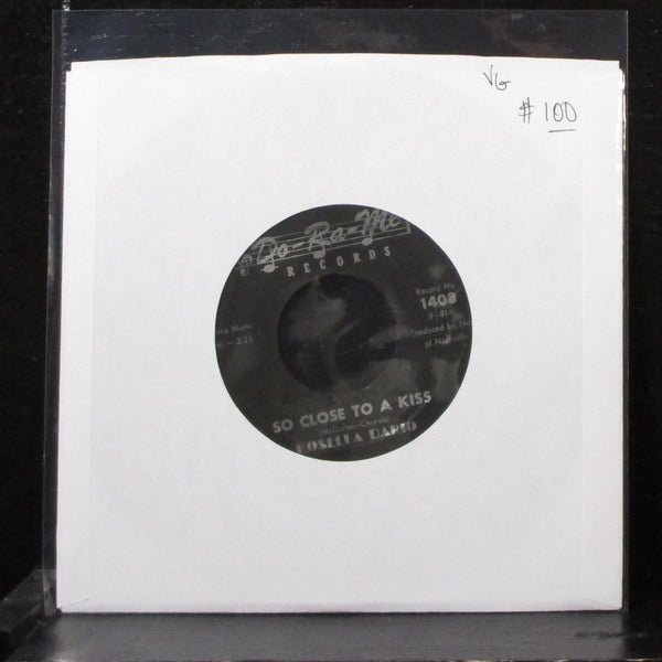 Rosella Dario - So Close To A Kiss 7" VG Vinyl 45 Do-Ra-Me 1408 USA - Shuga Records
