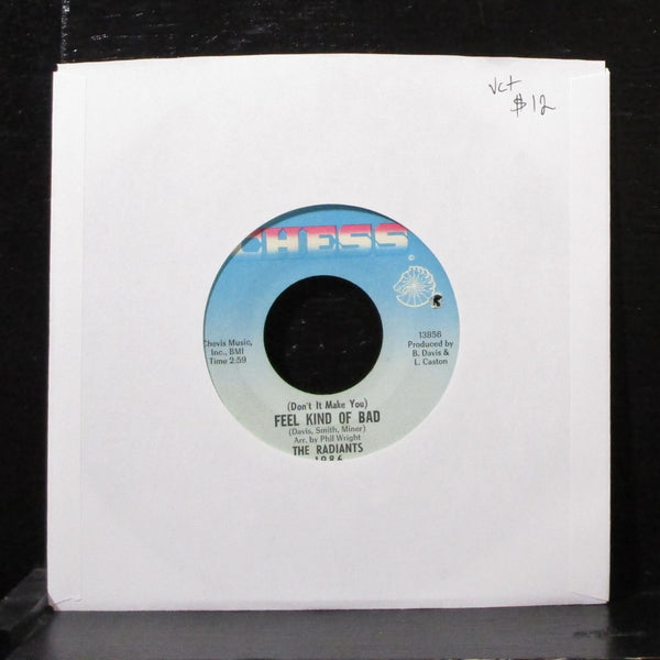 The Radiants - Anything You Do Is Alright 7" VG+ Vinyl 45 Chess 1986 USA 1967 - Shuga Records