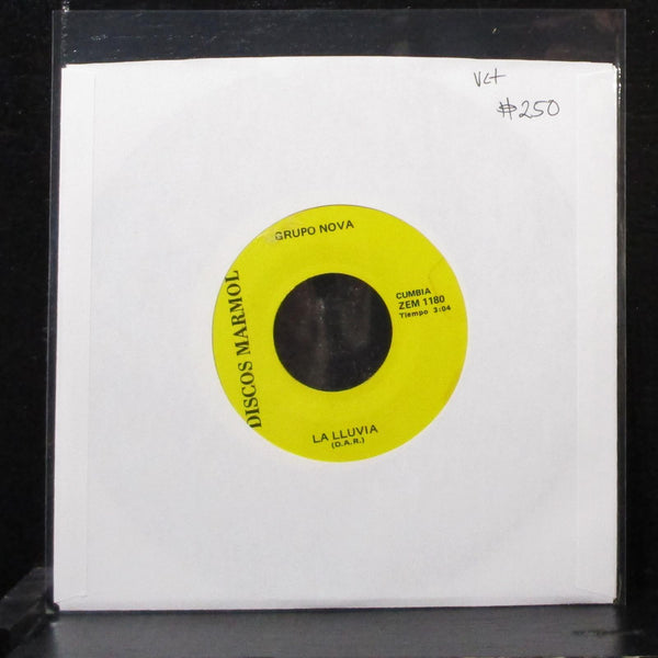 Grupo Nova - La Lluvia / Mi Ranchito 7" VG+ Vinyl 45 Discos Marmol ZEM 1180 - Shuga Records