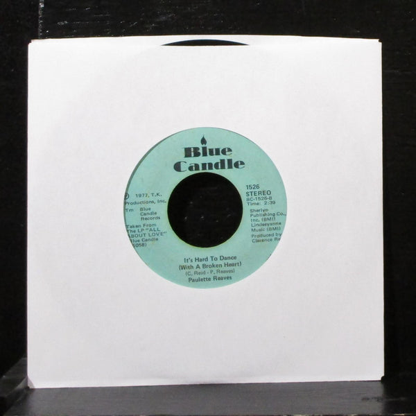 Paulette Reaves - Jazz Freak 7" VG+ Vinyl 45 Blue Candle 1526 USA 1977 - Shuga Records