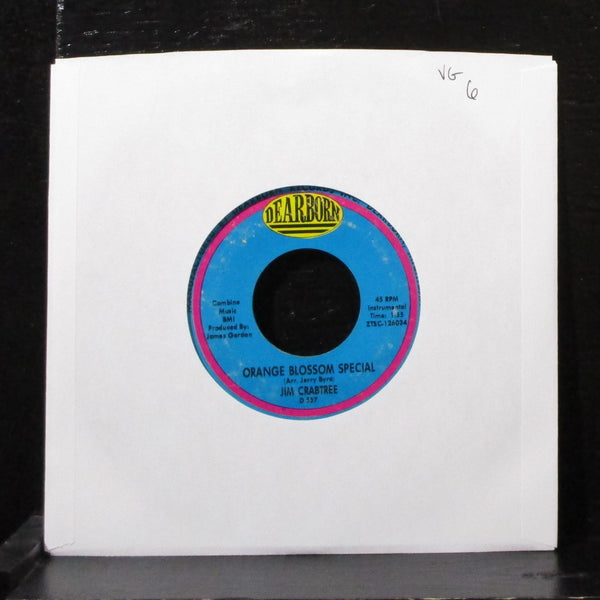 Jim Crabtree - Orange Blossom Speical 7" VG Vinyl 45 Dearborn D557 USA 1967 - Shuga Records