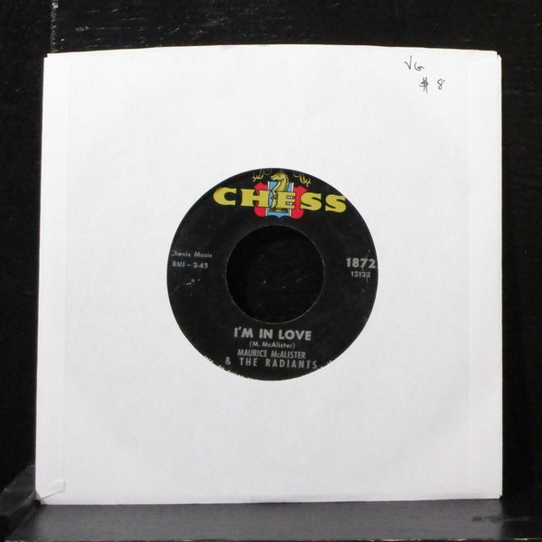 Maurice McAlister - I'm In Love / Shy Guy 7" VG Vinyl 45 Chess 1872 USA 1963 - Shuga Records