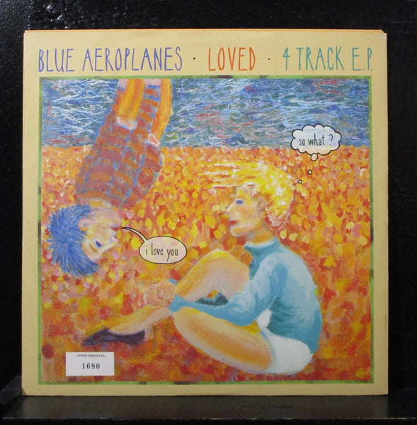 The Blue Aeroplanes - Loved E.P. 10" Mint- ENY 10636 UK 1990 Numbered Record - Shuga Records