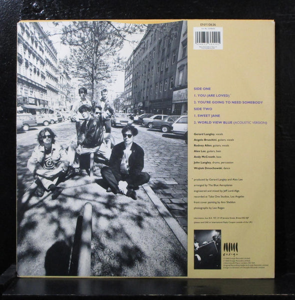 The Blue Aeroplanes - Loved E.P. 10" Mint- ENY 10636 UK 1990 Numbered Record - Shuga Records