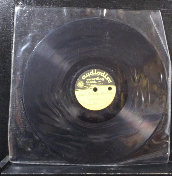 Unknown Artist - Light Cavalry Overture 78 RPM VG- Mono Acetate Audiodisk - Shuga Records