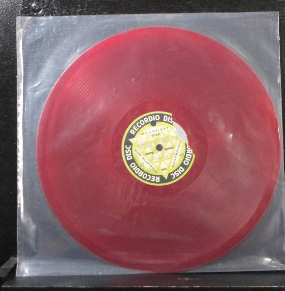 Hilda Smythe - Varsovienne / Spanish Waltz 10" 78 VG Mono Red Acetate Inside Out - Shuga Records
