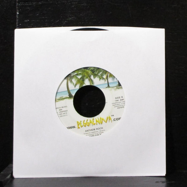 Andi Cole - Jamaica's National Anthem / Anthem Rock 7" VG+ Vinyl 45 Reggae Nova - Shuga Records